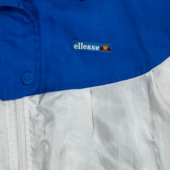 Ellesse Vintage Made in Italy Blue/White Tracksuit Jacket - Picture 2 of 4